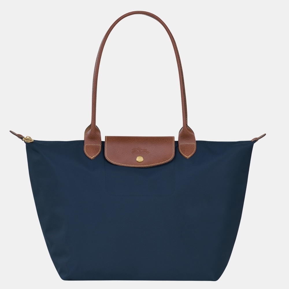 LONGCHAMP LE PILAGE ORIGINAL LARGE NYLON TOTE BAG IN NAVY ✨
